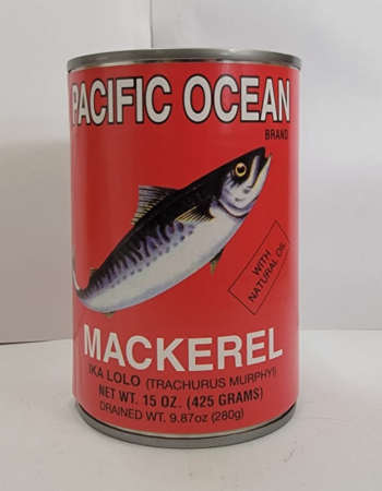 Pacific Ocean Mackerel in Natural Oil