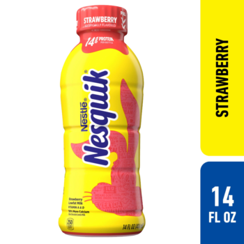 Nesquik Strawberry Flavored Lowfat Milk