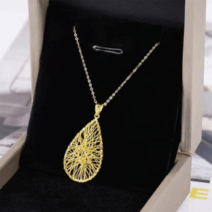 Luxury Statement Necklace - 18K Solid Gold