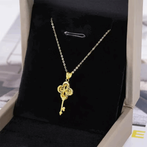 Petite Sparkle Necklace - 18K Solid Gold