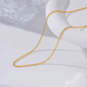 Timeless Elegance Necklace – 18K Solid Gold