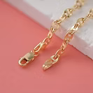 Pig Nose Link Necklace (18k Pure Gold - Saudi Arabian Style)